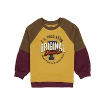 U.s. Polo Assn. Erkek Çocuk Petrol Sweatshirt 50308582-vr151 Oıl