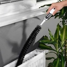 Ergonomik Pratik Kolay Kalorifer Peteği Temizleme Fırçası Aleti Siyah