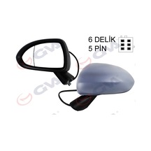 Gva Dış Dikiz Aynası Sol Corsa D 06 Elektrikli Isıtmalı Astarlı Asferik 5 Fiş Vm-964ehpal 13187615 Gva 1090226 6428249 6428253 13203386