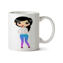 Doll-png-ımage İki Tarafı Baskılı Kupa Bardak Çok Renkli