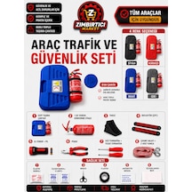 Trafik Ve Lüx İlk Yardım Setli Tüvtürk Onaylı Yeni Mevzuata Uygun Mavi