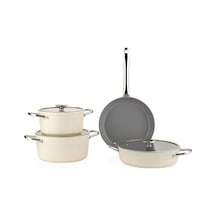 Schafer Gravita Seramik Tencere Seti 7 Parça-krem