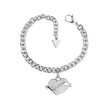 Guess Jgujubb05476jwrhs Kalpli Kadın Bileklik Metalik Gri