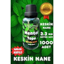 Premium Mentol Topu Keskin Nane Aroma Kapsülleri 1.000 Adet Yeşil