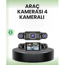 Gps Li 4 Kameralı Araç İç Dış Kayıt Sistemi 1080p Wifi Destekli 48073389