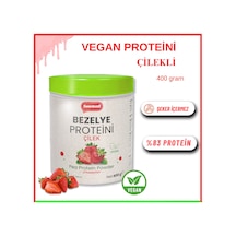 Sweetwell Çilek Aromalı Vegan Bezelye Proteini Tozu 400 G
