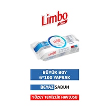 Clean Beyaz Sabun Katkılı Yüzey Temizlik Havlusu Büyük Boy 6x100 Yaprak Çok Amaçlı Temizlik Mendili Diğer