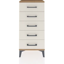 Arges Komodin 5 Çekmeceli 44x30x96 Çam-aytaşı Çam