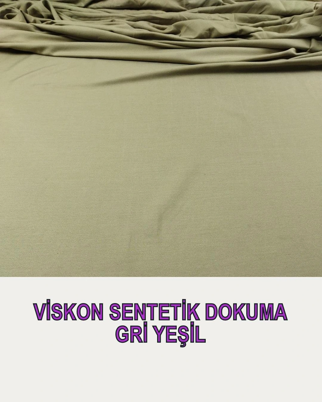 Viskon Senteik Karışımlı Dokuma Gri Yeşil Renkte En 150 Cm X Boy 250 Cm -2797