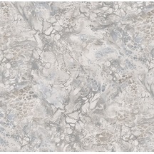 Adawall Roka 16m2 Duvar Kağıdı 23101 Serı Mermer Desen 3boyutlu Silinebilir Gri