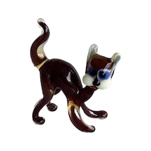 El Yapımı Murano Cam Kedi Biblo A25-03