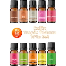 Raijin Tropik Yıldırım 10'lu Set Oda Kokusu Esansı 10x10ml Karışık