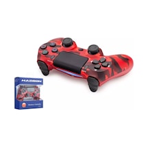 Oyun Kolu Gamepad Kablosuz Ps4 Buletooth Kırmızı Kamuflaj Hadron Hd-323ac