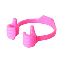 Skycity Abs Malzeme Parmak Modeli Cep Telefonu Tutucu: 7 İnç Altı Cihazlar İçin Sabit & Taşınabilir Pembe