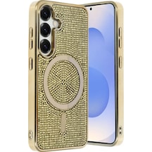 Joko Samsung Galaxy S24 Helen Magsafe Kapak - Gold Altın