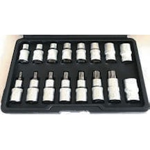 Nttools Ncset83 16 Parça 1/2 Torx & E Tipi Torx Lokma Seti