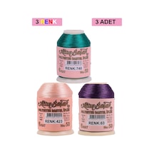 3 Adet Altınbaşak Oya Ve Dantel İpi 20 Gr - Royaleks - No: 423 - 063 - 740