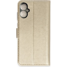 Mey İthalat Tecno Spark 9 Pro Trend S Plus Kapaklı Kılıf - Gold Altın