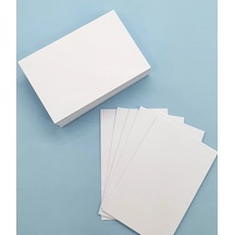 Beyaz Kartvizit Boş Baskısız 210 Gr Kalın Kart 5x8 Cm 400 Adet