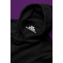 Sevbano Solo Leveling Arise Baskılı Unisex Oversize Anime Karakter Hood Siyah