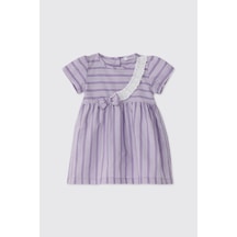Panço Kız Bebek Lila Elbise 2611gb26051 Mor