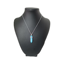Boncuk Ay Kolye Şık Hediye Model 02264b Çok Renkli