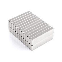 40x10x5 Mm Neodyum Dikdörtgen Süper Güçlü Mıknatıs - 5 Adet