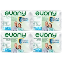 Evony Belbantlı Yetişkin Hasta Bezi Medium 120 Adet 4x30 Paket M