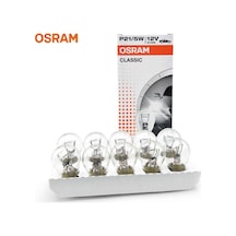 Osram Park Stop Ampulü Çift Duylu 12V P21 5W Kutu 10 Adet