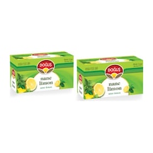 Doğuş Nane Limon Karışık Bitki Süzen Poşet Çay 2'li 20 x 2 G