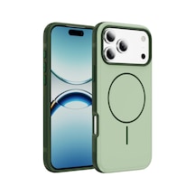 Joko Apple iPhone Uyumlu 17 Pro Neksa Magsafe Kapak - Yeşil Renkli