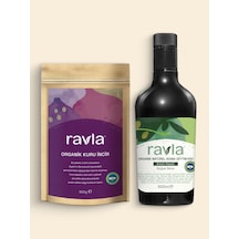 2'li Ürün - Ravla Organik Erken Hasat Zeytinyağı İçimlik 500 Ml/ Ravla Kuru İncir 500g