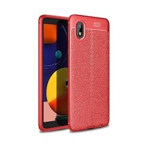 Samsung Galaxy A01 Core Uyumlu Kılıf Auto Focus Kapak - Kırmızı