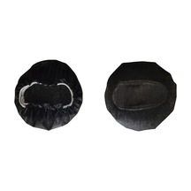 White Guard 50lik Paket 9cm M Siyah Tek Kullanımlık Kulaklık Bonesi-kulaklık Kılıfı