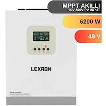 Lexron 6.2kw Mppt Paralel 90-500v Pv Input 100a Mppt Inverter Parallenebilir