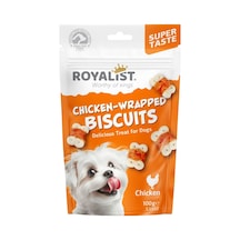Tavuk Eti Sarmallı Köpek Ödül Bisküvisi- 100 G.