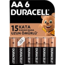 Duracell AA Kalem Pil 6'lı