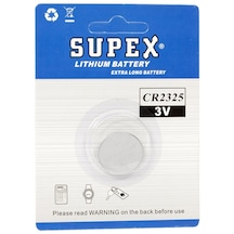 Supex Extra Long Battery CR2325 3V Lityum Pil