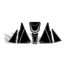 GP Kompozit Honda SH 125 2024-2025 Uyumlu Tank Pad Siyah