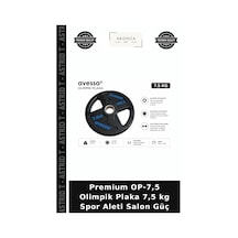 Premium Op-7,5 Olimpik Plaka 7,5 Kg Spor Aleti Salon Güç