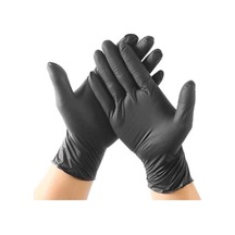 Handy Pudrasız Ekstra Kalın Siyah Nitril Eldiveni Xlarge 100 Adet