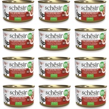 Schesir Ton Ve Barbun Balıklı Jöleli Tamamlayıcı Kedi Konservesi 70 Gr. X 12 Adet