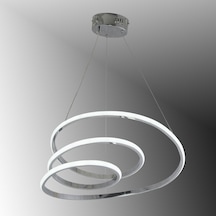 Tt301-kr-3renkışık Tt Ayd. 3 Renk Led Yay Krom Kaplama Led Avize