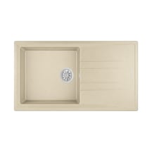 Teka Stone Tek Göz Granit Evye Topas Bej 100x50