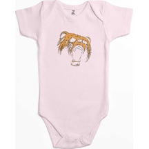 Zepplin Giyim Grizzly Bear Pembe Bebek Body Zıbın