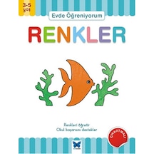 Evde Öğreniyorum - Renkler - Jenny Ackland Ackland - Mavi Kelebek
