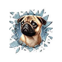 Fulcar French Bulldog Araç Stickerı 1239642