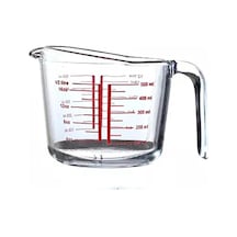 Cam Ölçüm Kabı Seti Ev Pişirme Aracı Mikrodalga Fırın Güvenli 250/500/1000ml Yüksek Kaliteli Mutfak Şeffaf Ölçüm Kabı 500ml