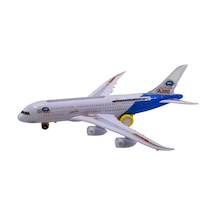 Oyuncak Uçak A380 Dev Boy Işıklı Sesli 45 CM