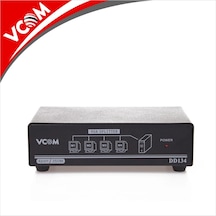 Vcom Dd134 1-4 Port 350mhz Metal Vga Splitter Kdo